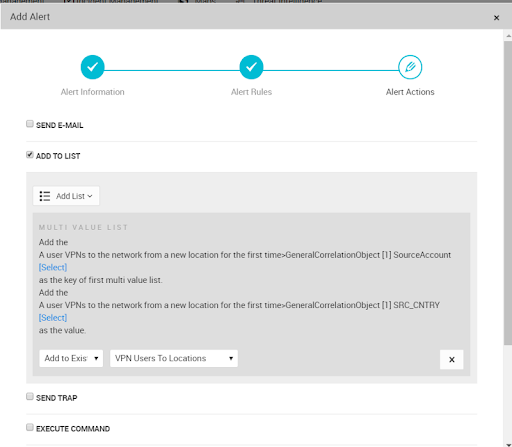 LOGTITAN Rule Model For A User VPNs To the Network from A New Location for The First Time Then Accesses A Shared File System