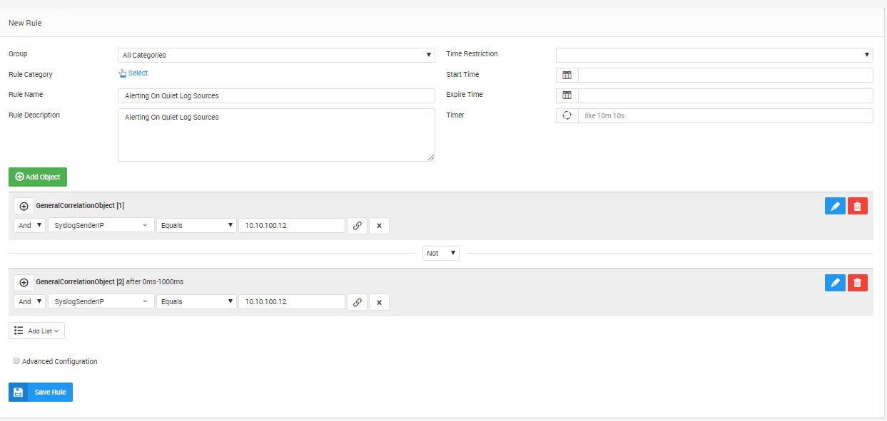 Alerting On Quiet Log Sources